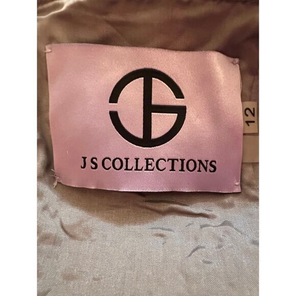 JS Collections Women's Dress, Size 12, Gray - Picture 5 of 6